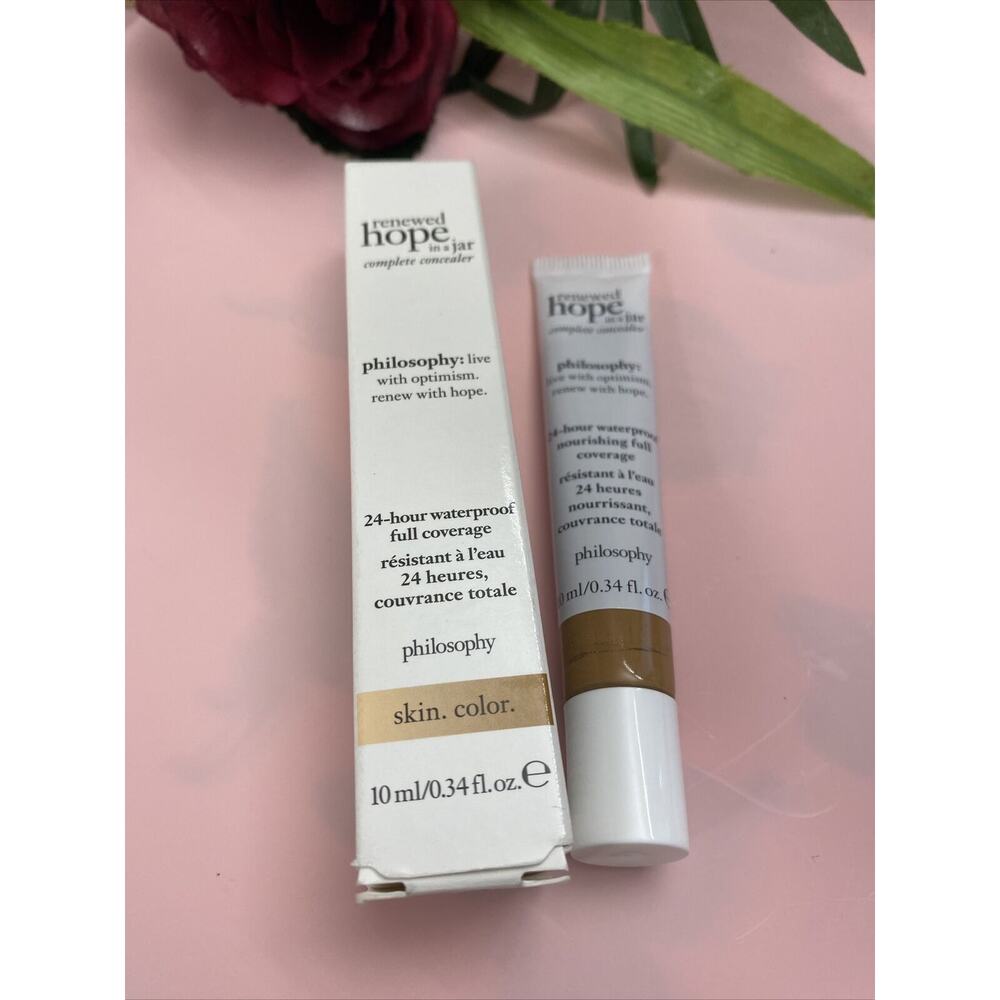 Philosophy RENEWED HOPE IN A JAR Complete CONCEALER Full Cover 7.5 HONEY .34 oz